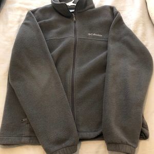 Men’s Grey Columbia Fleece Jacket
